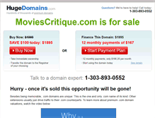 Tablet Screenshot of moviescritique.com